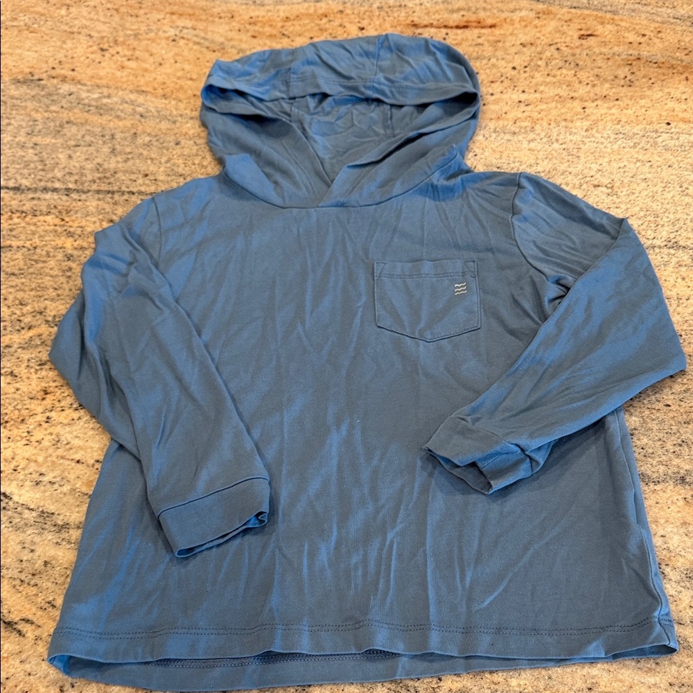 Free Fly youth Blue Long Sleeve Hoodie